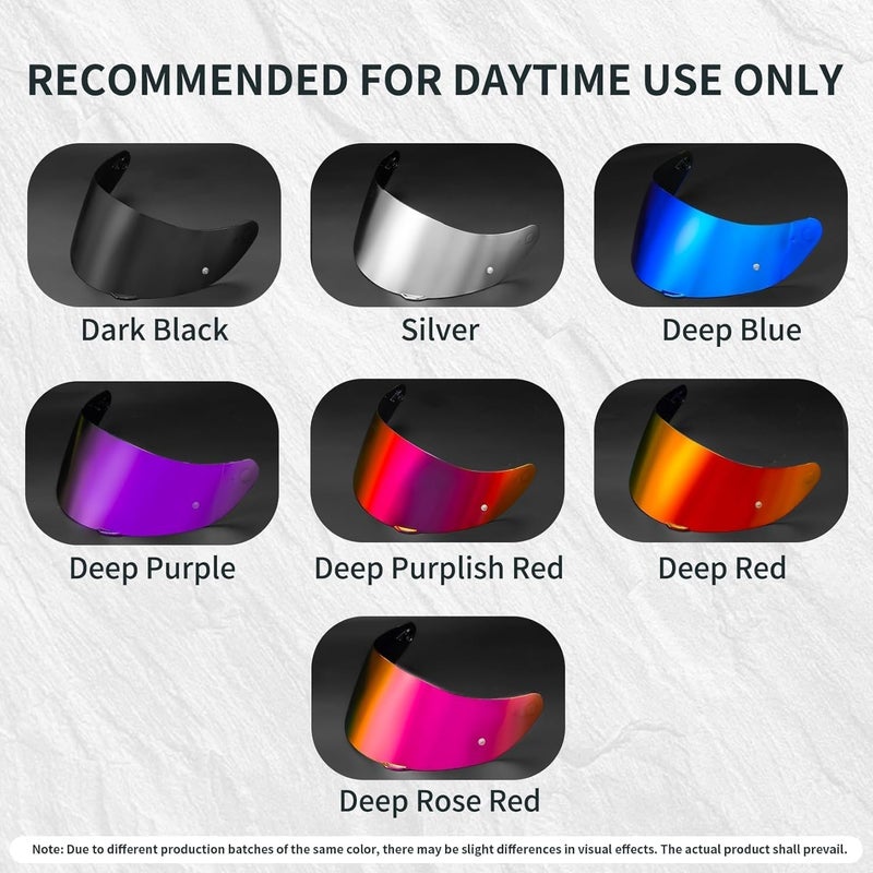 psler k1s Visor - k1 Helmet Visor k3sv Tinted Visor k5 Face Shield Replacement for k1 k1s k3sv k5,Deep Red - Image 5
